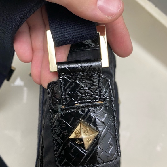 LAMB Black Nylon Messenger Crossbody Bag - Picture 8 of 8